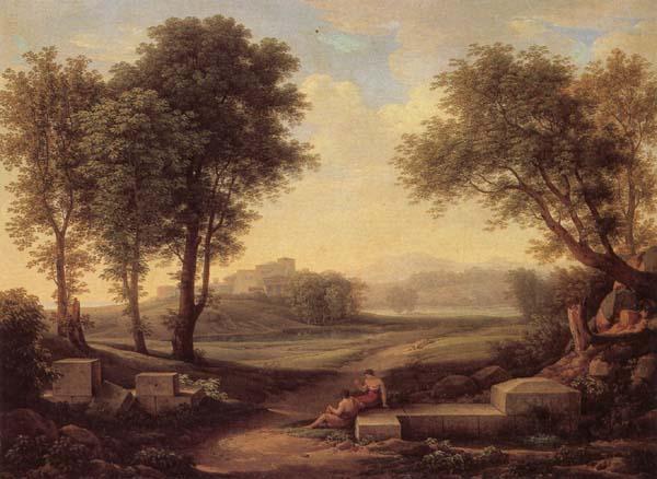 Johann Christian Reinhart An Ideal Landscape France oil painting art